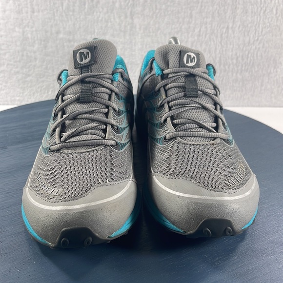 Merrell Women's Wild Dove Gray Aqua Trail Running Shoes Sneakers Size 8.5 - Picture 2 of 8